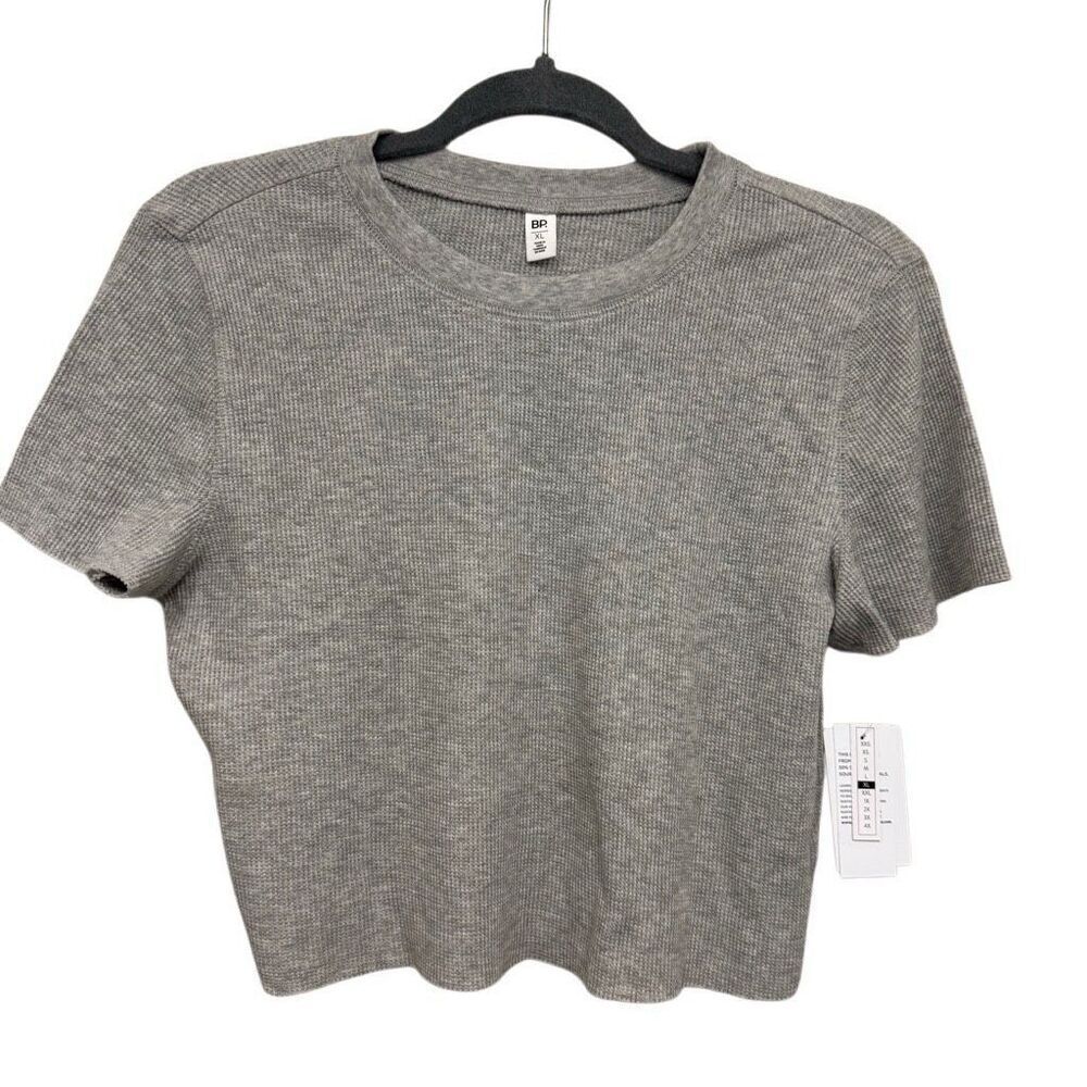 BP waffle knit cropped top size XL